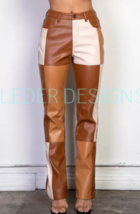 Genuine Lambskin Leather Casual New Stylish Women&#39;s Formal Pant Handmade... - £107.57 GBP