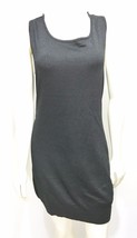 Lavand Anthropologie M Mini-Dress Black Sparkly Sleeveless Sweater Hem NEW - £37.66 GBP