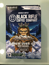 BLACK RIFLE COFFEE BREW OVER ICE ICED CARAMEL MEDIUM BLEND KCUPS 12CT - $15.10