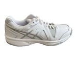 ASICS Womens Sneakers Gel-Gamepoint Snug Printed White Size UK 5.5 E459L - $54.86