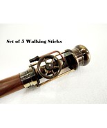 Brass handle for steam engine, wooden walking stick, rods...-
show origi... - £80.76 GBP