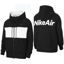 Nike Air New Men&#39;s Full Zip Jacket Fleece Lined Hoodie Training M,L,Xl RETAIL$90 - £49.94 GBP
