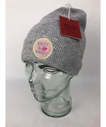 Vintage Mossimo Gray Beanie Skull Cap Knit Hat Salty &amp; Sweet Embroidered... - £11.08 GBP