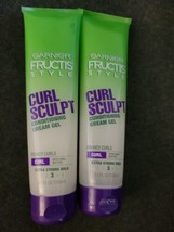 2 NEW Garnier, Fructis Style, Curl Sculpting Gel, 5.1-Fluid Ounce (K78) - £17.44 GBP