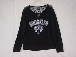 Brooklyn New York Nets Black Womens Shirt Size Medium - £4.72 GBP