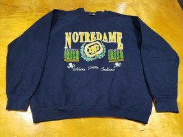 Vintage 90s Notre Dame Fighting Irish Crewneck Sweatshirt  L - £31.60 GBP