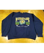 Vintage 90s Notre Dame Fighting Irish Crewneck Sweatshirt  L - £31.11 GBP