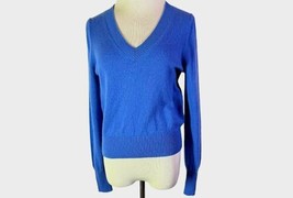 J.Crew Cashmere shrunken V-neck Light Blue Long Sleeve sweater Size XL NWT - £56.97 GBP