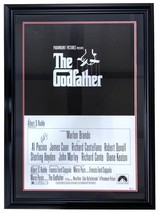 Al Pacino Signé Encadré The Godfather 27x40 Film Affiche Bas L76023 - £999.27 GBP