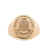 14k Gold Signet Class Ring with Engraved Insignia of Brown University (#... - $1,425.82 CAD 14k Gold Signet Class Ring with Engraved Insignia of Brown University (#... - $1,425.82 CAD