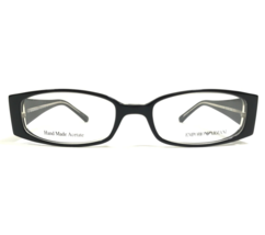 Emporio Armani Eyeglasses Frames EA9011 MH9 Polished Black Clear Oval 50-17-135 - $74.58