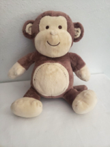 Koala Baby Monkey Plush Stuffed Animal Brown Cream Tummy Face Stitches - £38.97 GBP