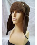 Trapper Hat w/ Flaps Elmer Fudd Mountain Man Hunter Miner Eskimo Trader ... - €11,85 EUR