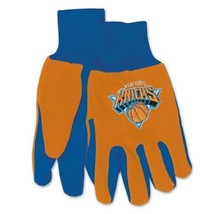 NEW YORK KNICKS ADULT TWO TONE SPORT UTILITY GLOVES NEW &amp; LICENSED - £5.38 GBP