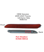 OEM Toyota Avalon Grand Highlander Rav4 Sienna LH Left Rear Bumper Refle... - $24.74