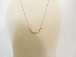 Department Store 18k Gold over Sterling Silver Plate Infinity Necklace C717 - £44.50 GBP