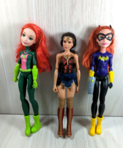 DC Universe Wonder Woman Super Hero Girls  2016 Poison Ivy  Bat girl Doll lot - £16.35 GBP