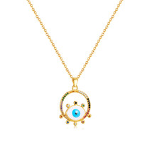 Jewelry Personality Devil&#39;s Eye Pendant Style Light Luxury And Simplicity Neckla - £10.39 GBP