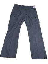 Wrangler Authentics Men&#39;s 40x34 Gray Relaxed Stretch Classic Cargo Pants - $680.87 MXN