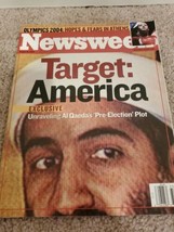 Newsweek Magazine August 16 2004 Target America No Label - £18.54 GBP