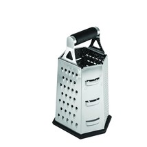 TableCraft Products SG204BH Stainless Steel 6 Sided Grater, 5.5&quot; x 4.5&quot; x 9.25&quot; - £19.33 GBP