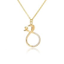 Cobra Necklace For Women Stainless Steel Zirconia Snake Pendant Necklaces Gold C - £18.67 GBP