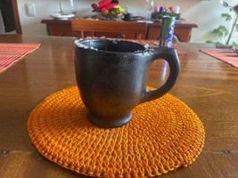 SET 4 Mug Handmade Unglazed Serving Bowl Rubicon Retro 12 Oz for Beer - $79.20