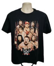WWE Adult Large Black TShirt Orton Cena Seth Ambrose Dolph Roman Brock D... - £11.87 GBP
