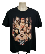 WWE Adult Large Black TShirt Orton Cena Seth Ambrose Dolph Roman Brock D... - £11.73 GBP