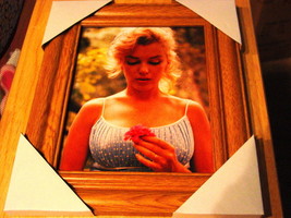 MARILYN MONROE 11X13 MDF FRAMED PICTURE POSTER #4 ( WOOD LOOK FRAME ) - £22.42 GBP