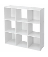 9-Cube Closet Organizer Storage Organizer Bookcase Shelving Room Office ... - £76.44 GBP