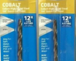 Century Drill &amp; Tool 26213 13/64&quot; Cobalt Drill Bit Pack of 2 - £11.72 GBP