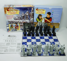 Harry Potter Wizard Chess 43533 Mattel 2002 Complete in Box CIB Instructions - £15.69 GBP