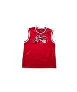 Vintage Enyce Red Velour Basketball Jersey Style 90s Y2K Embroidered Bag... - $52.25