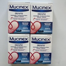 Mucinex Cold &amp; Flu Liquid Gels 16 Ct 4 Pack EXP05/24 - £15.33 GBP