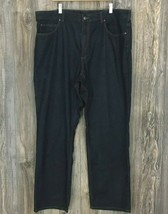 Duluth Trading Co. Men&#39;s Jeans 40/36 Straight Leg~Dark Wash~100% Cotton  - £18.68 GBP