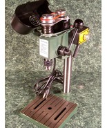 TINY MINI HOBBY BENCH DRILL PRESS 3 speed Variable Vise Mounting Slots F... - $120.00