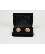 Men&#39;s Fashion Cufflinks By J.Valintin Silver/Gold Plated With Crystals J... - $48.14 CAD