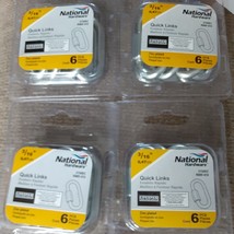 LOT OF 24 National Hardware N889-010 3/16&quot; Zinc Plated Quick Links - $20.54