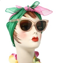 Pink Frame w Dark Lens Square Sunglasses - 60&#39;s Rebel in Retro Shades - Hey Viv - £12.65 GBP