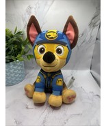 Paw Patrol Chase Jungle Pups 8&quot; Soft Plush Tiger Uniform Nickelodeon 2024 - $12.57