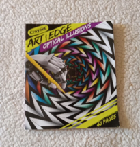 Crayola Art With Edge Optical Illusions Coloring Book 40 Pages - £6.05 GBP