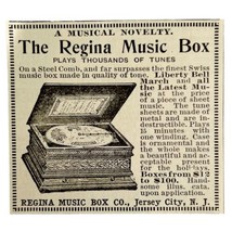 Regina Music Box Metal Records 1894 Advertisement Victorian Radio ADBN1ccc - £11.94 GBP