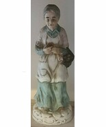Homco ~ "Elderly Woman w/Apple Basket"  ~ 8" Tall ~ Bisque Porcelain Fig... - €30,06 EUR Homco ~ "Elderly Woman w/Apple Basket"  ~ 8" Tall ~ Bisque Porcelain Fig... - €30,06 EUR