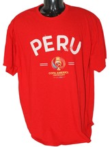 Copa America Centenario Peru International Soccer - Red Shirt Adult XLar... - £7.82 GBP