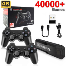 2.4G Wireless Controller Handle 4K HD TV Video Game Console 128GB 40000 Games - £40.95 GBP+