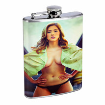 Persian Pin Up Girls D15 Flask 8oz Stainless Steel Hip Drinking Whiskey - $14.80