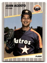 1989 Fleer #348 Juan Agosto    Houston Astros Baseball Cards NM Near Mi ID:60661 - $1.67