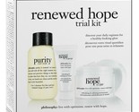 Philosophy Renewed Hope Trial Kit-3 Pieces Cleanser Moisturizer Eye Crea... - $19.24