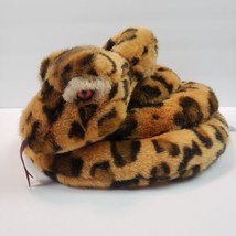 Vintage Jerry Elsner Snake Animal Print Plush 78 in Long Over 6 Ft Toy Gift - £44.99 GBP